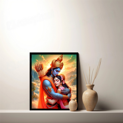 RamSita led photo frame, LED Light Painting Wall Art, Luminous Reflecting Light.