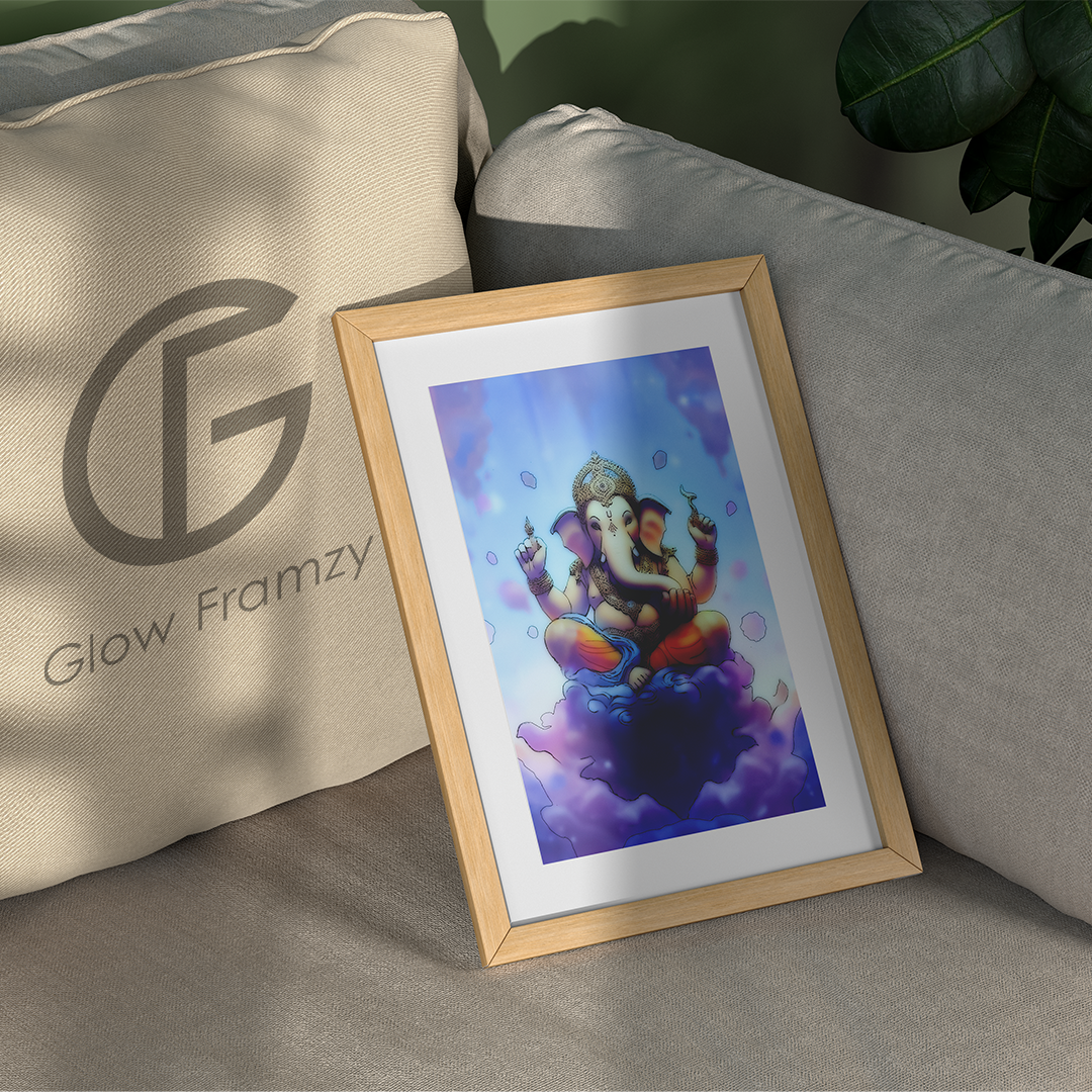 ganpati led photo frame 